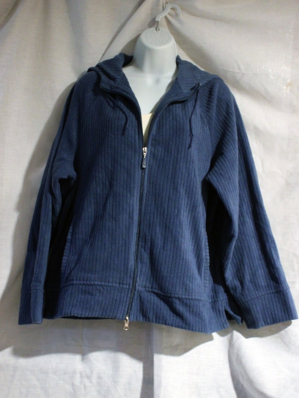 VTG- Catalina RibbedKnit Full-zip Hoodie Jacket